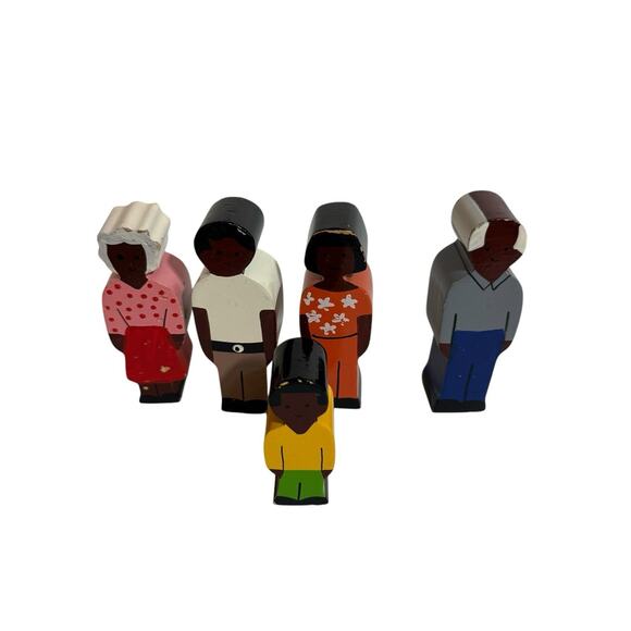 Wooden People Of The World Play set Educational Toys 16 Multi-Cultural Figures - Picture 2 of 4